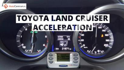 Toyota Land Cruiser 3.0 D-4D 190 KM - acceleration 0-100 km/h