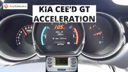 Kia cee'd GT 5d 1.6 T-GDI 204 KM - acceleration 0-100 km/h