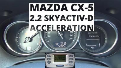Mazda CX-5 2.2 SKYACTIV-D 175 KM - acceleration 0-100 km/h
