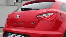 Seat Ibiza V Cupra 1.4 BT 180KM - galeria redakcyjna - tył - reflektory włączone