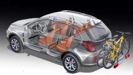 Opel Antara Facelifting - schemat konstrukcyjny auta