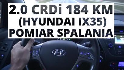 Hyundai ix35 2.0 CRDi 184 KM (AT) - pomiar spalania 
