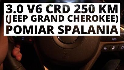Jeep Grand Cherokee 3.0 V6 CRD 250 KM (AT) - pomiar spalania 