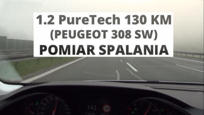 Peugeot 308 SW 1.2 PureTech 130 KM - pomiar spalania