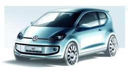 Volkswagen up! - szkic auta