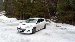 Białe szaleństwo  -  Mazda 3 MPS