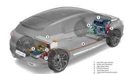 Citroen DS5 - schemat konstrukcyjny auta