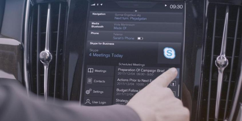 Skype na wyposażeniu Volvo