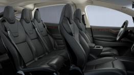 Tesla Model X (2016) - widok ogólny wnętrza z przodu