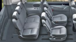 Ssangyong Rodius 2007 - widok ogólny wnętrza z przodu