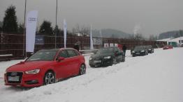 Audi A3 Sportback - przedni napęd kontra śnieg w Krynicy Zdrój