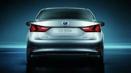 Lexus GS IV 300h (2014) - tył - reflektory włączone