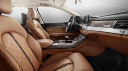 Audi A8 Exclusive Concept (2014) - widok ogólny wnętrza z przodu