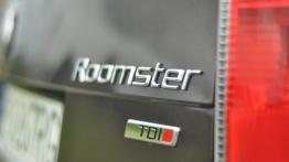 Skoda Roomster - świeżo po odbiorze - emblemat