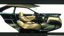 Honda Prelude V - szkic wnętrza