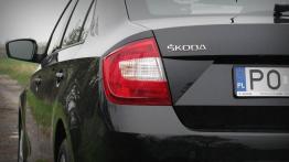 Skoda Rapid II - galeria redakcyjna - lewy tylny reflektor - wyłączony