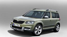 Skoda Yeti Facelifting (2014) - przód - reflektory wyłączone