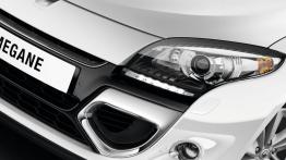 Renault Megane III Coupe Facelifting - lewy przedni reflektor - włączony