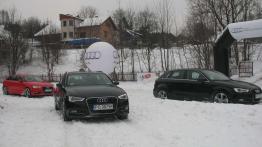 Audi A3 Sportback - przedni napęd kontra śnieg w Krynicy Zdrój
