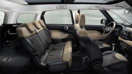 Fiat 500L Living (2014) - widok ogólny wnętrza