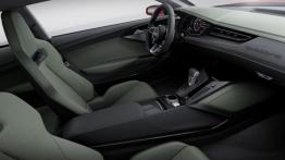 Audi Sport quattro laserlight Concept (2014) - widok ogólny wnętrza z przodu