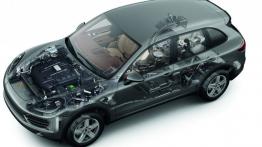 Porsche Cayenne S Diesel - schemat konstrukcyjny auta