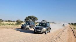 Skoda Yeti w Namibii - dzień 2 - poznajemy szutry i piaski