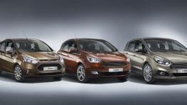 Ford C-Max II Facelifting (2015) - przód - reflektory włączone