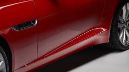 Jaguar F-Type S Manual Roadster Caldera Red (2015) - lewy próg boczny