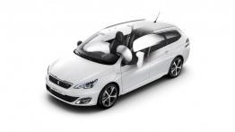 Peugeot 308 II SW GT Line (2014) - schemat działania poduszek powietrznych