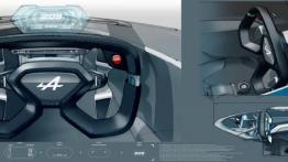 Alpine Vision Gran Turismo Concept (2015) - szkic wnętrza