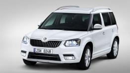 Skoda Yeti Facelifting (2014) - przód - reflektory włączone