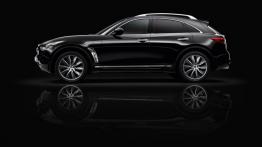 Infiniti FX Black and White - lewy bok