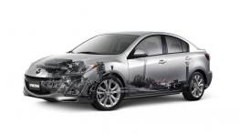 Mazda 3 Sedan 2009 - schemat konstrukcyjny auta