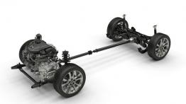 Mazda CX-5 Facelifting (2015) - schemat konstrukcyjny układu napędowego