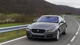 Jaguar XE 2.0d Ammonite Grey (2015) - widok z przodu