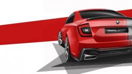 Skoda Rapid Sport Concept (2013) - szkic auta