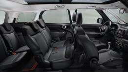 Fiat 500L Living (2014) - widok ogólny wnętrza