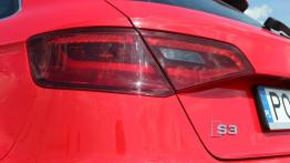 Audi S3 Sportback 2.0 TFSI 300KM - galeria redakcyjna - lewy tylny reflektor - wyłączony