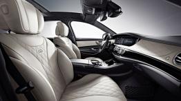 Mercedes S 600 W222 (2015) - widok ogólny wnętrza z przodu