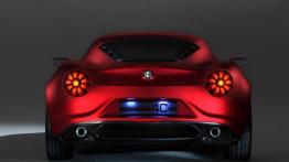 Alfa Romeo 4C Concept - tył - reflektory włączone