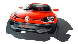Volkswagen buggy up! Concept - szkic auta