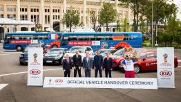 Kia przekazała 424 samochody do obsługi Mistrzostw Świata w piłce nożnej FIFA 2018 w Rosji
