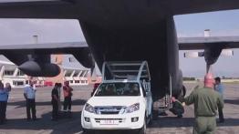 Isuzu D-Max jako papamobile