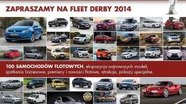 Idealne samochody flotowe Fleet Derby 2014