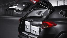Hyundai Tucson III (2016) - wersja amerykańska - tył - bagażnik otwarty