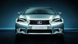 Lexus GS IV 300h (2014) - przód - reflektory włączone