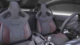 Audi R8 V12 TDI - widok ogólny wnętrza z przodu