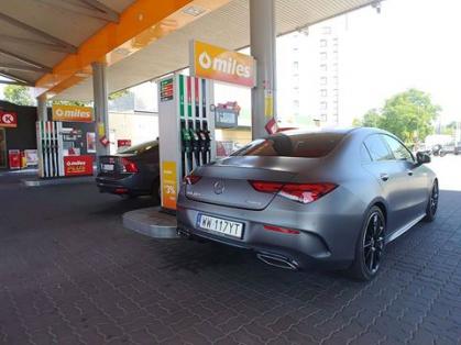 #Mercedes #MercedesBenz #CLA #tankowanie #CircleK #CircleKPolska