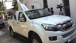 Isuzu D-Max jako papamobile